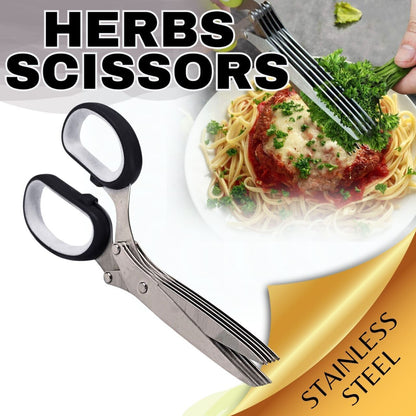 VersaSlice 5-Blade Kitchen Scissors (50% OFF)