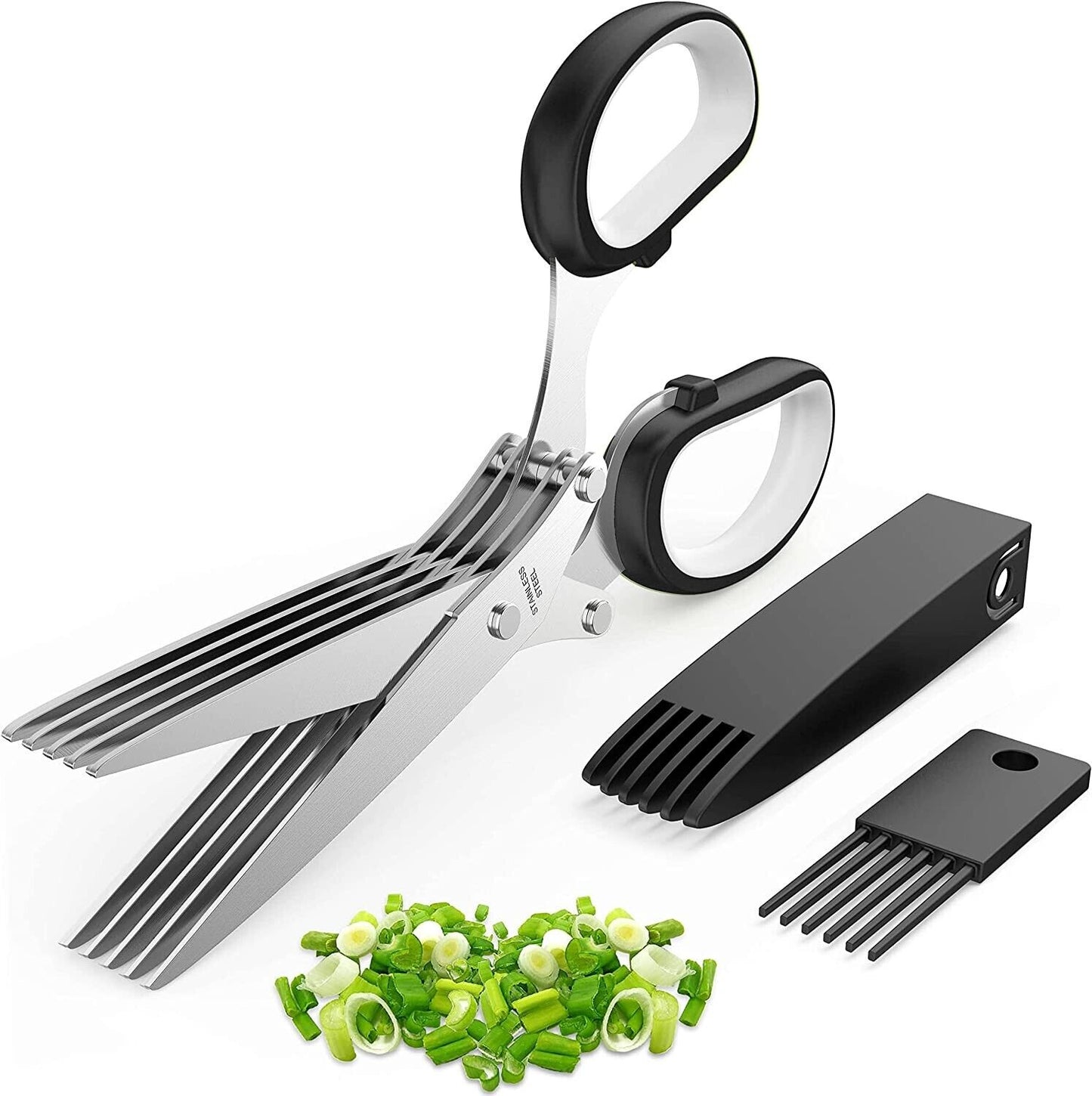 VersaSlice 5-Blade Kitchen Scissors (50% OFF)