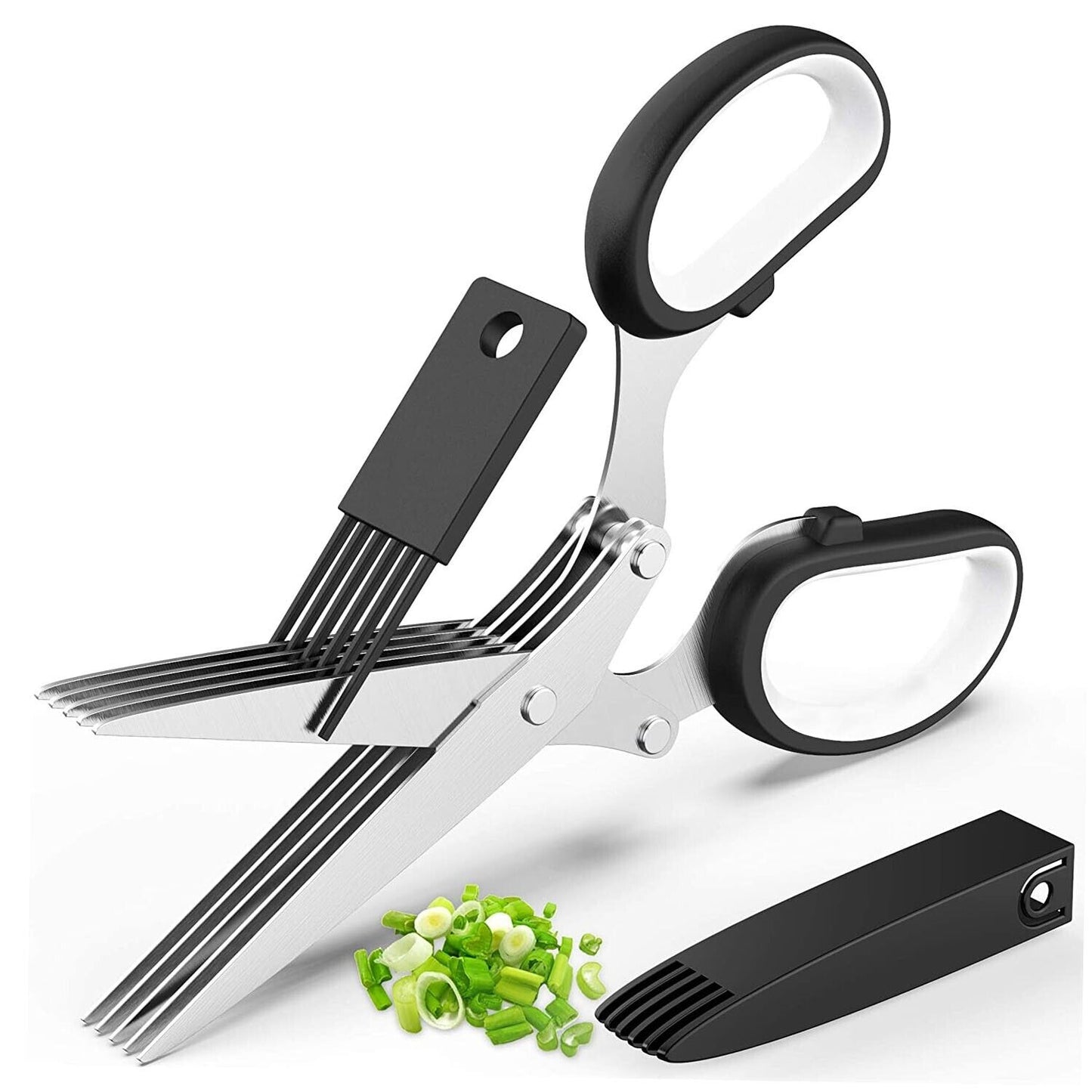 VersaSlice 5-Blade Kitchen Scissors (50% OFF)