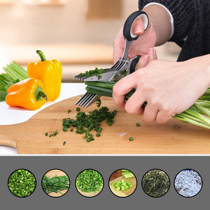 VersaSlice 5-Blade Kitchen Scissors (50% OFF)