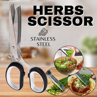 VersaSlice 5-Blade Kitchen Scissors (50% OFF)