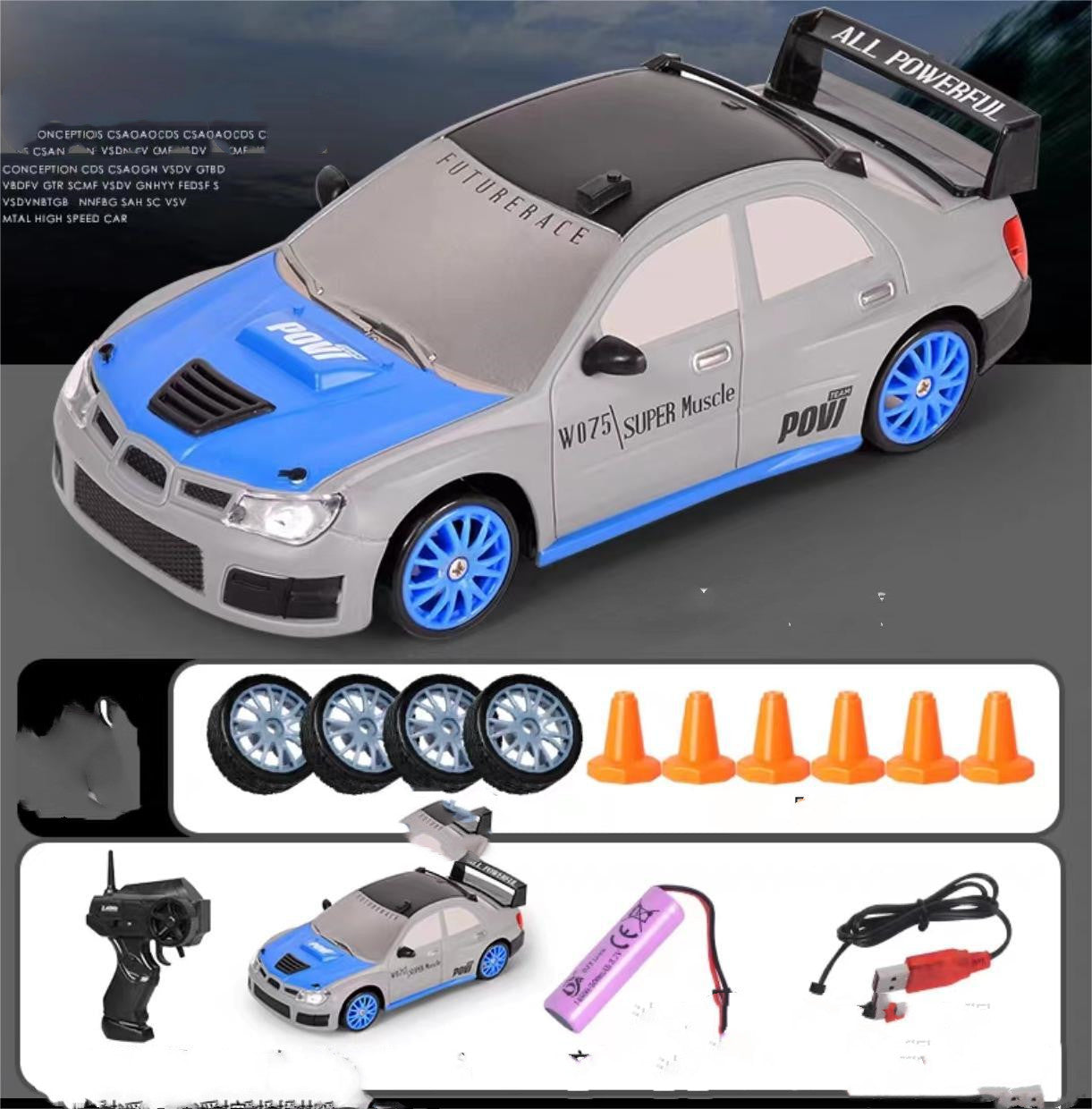 TurboDrift Spectrum™: Iconic 2.4G 4WD RC Drifter